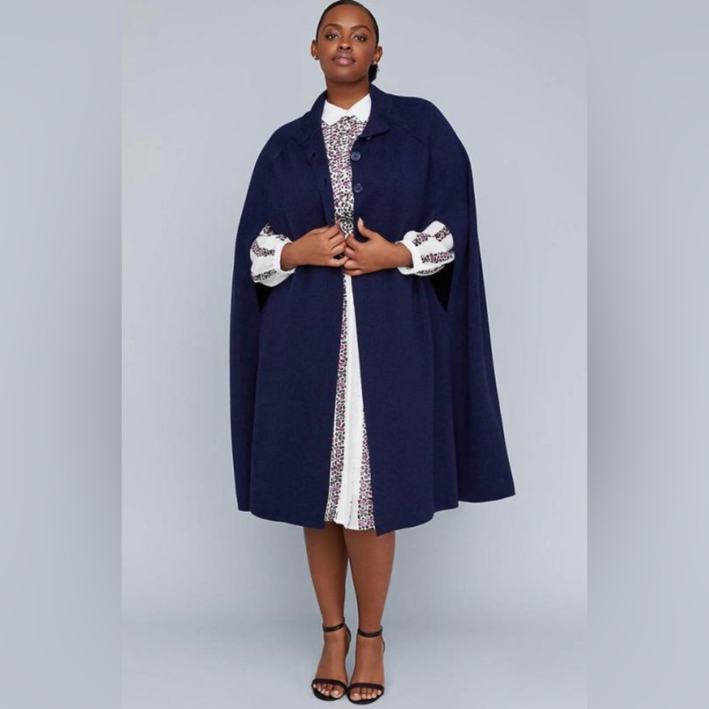 Girls with curves X lane Bryant blue cape